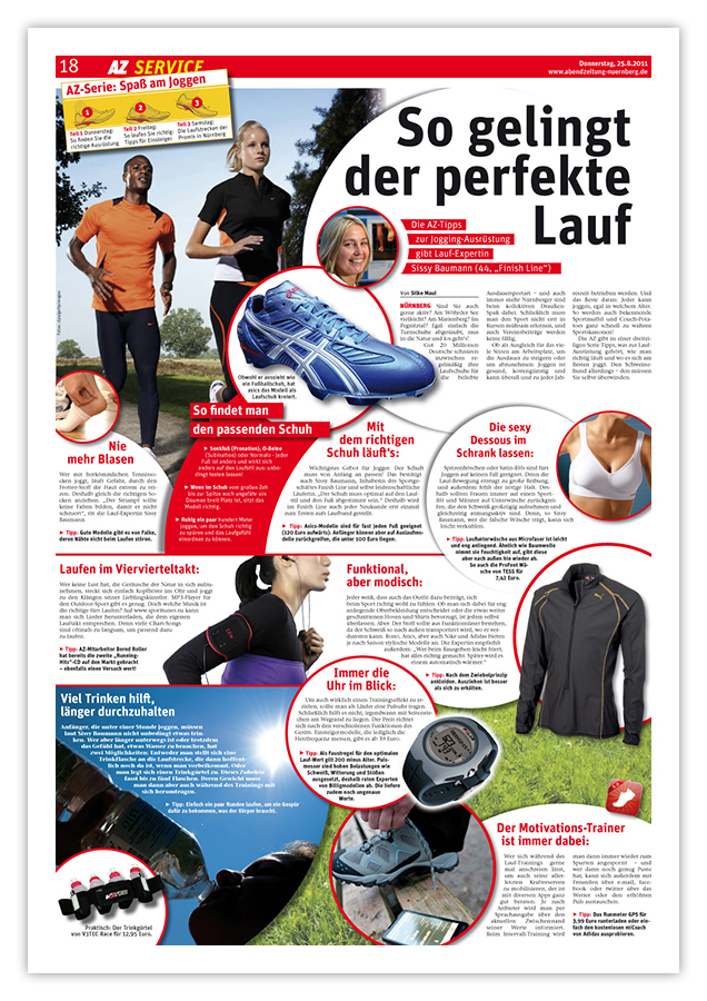 Abendzeitung Nürnberg – Referenzseite Servicethemen